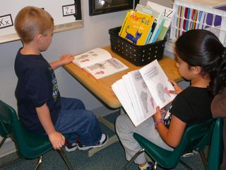 Two students revisit read aloud titles